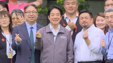 賴總統參訪林口長庚幼兒園　盼黃世杰常來長庚取經