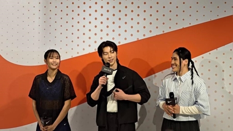 綜合(影)／「跨欄甜心」張博雅喊話粉絲期待亞運表現！羞讚男神許光漢很帥