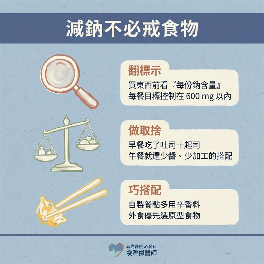 吃起來不鹹但超傷心！醫點名「6不鹹食物」鈉含量超高：白吐司也中