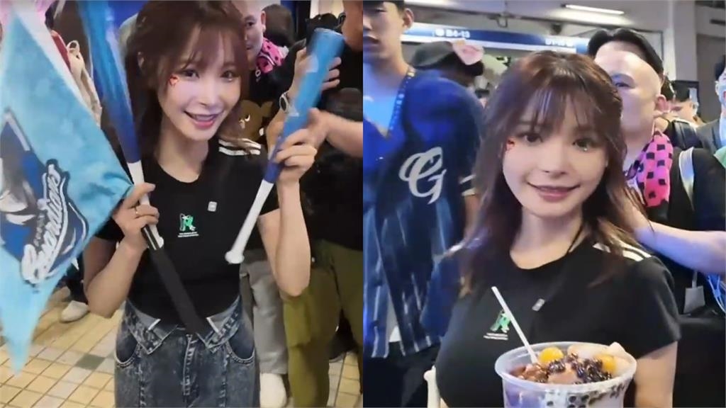 中職(影)／富邦怎麼輸？AV女神降臨最頂的新莊城堡　粉絲全暴動