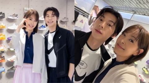 賈永婕同框許光漢！近距離貼臉合影　幽默喊：「競爭者來了」