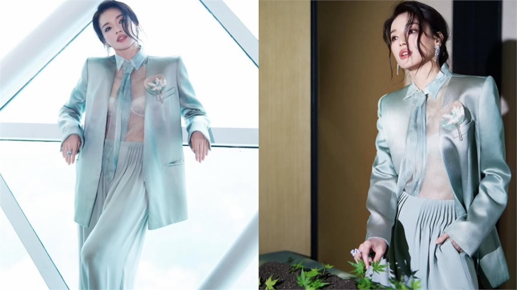 舒淇曬「半透明透視西裝照」慶50歲生日　凍齡美貌引馮德倫留言放閃！