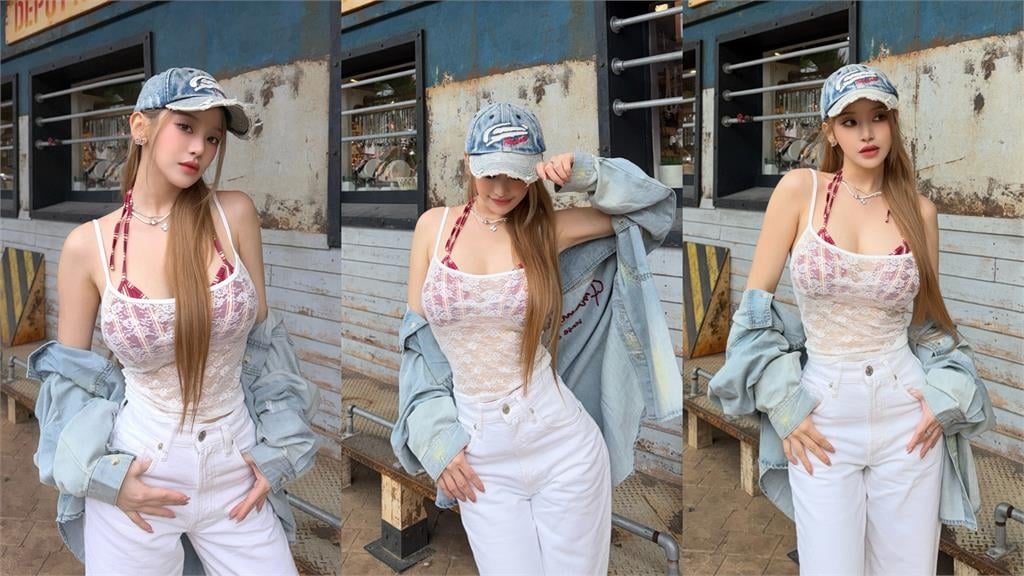 蔡瑞雪沖繩解放比基尼！上帝視角「炸出白雪球」超兇身材全看光…網暴動：真火辣