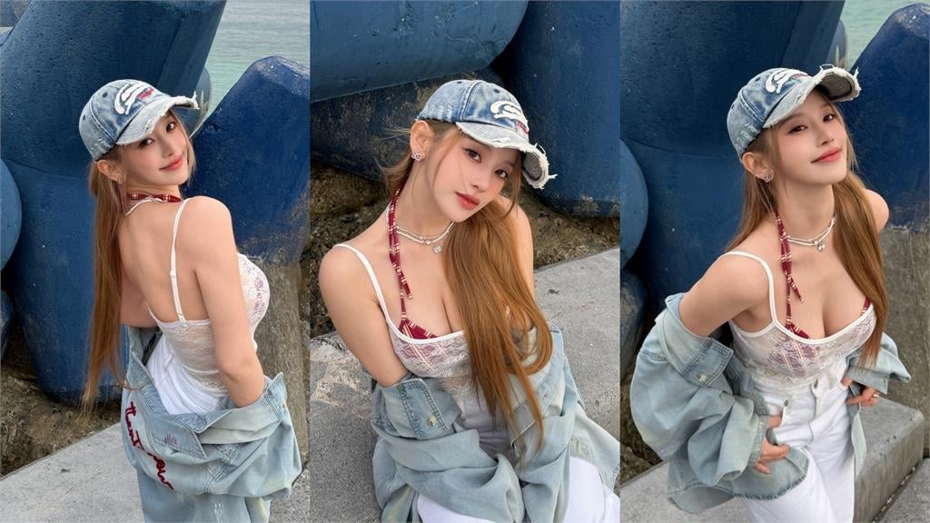 蔡瑞雪沖繩解放比基尼！上帝視角「炸出白雪球」超兇身材全看光…網暴動：真火辣