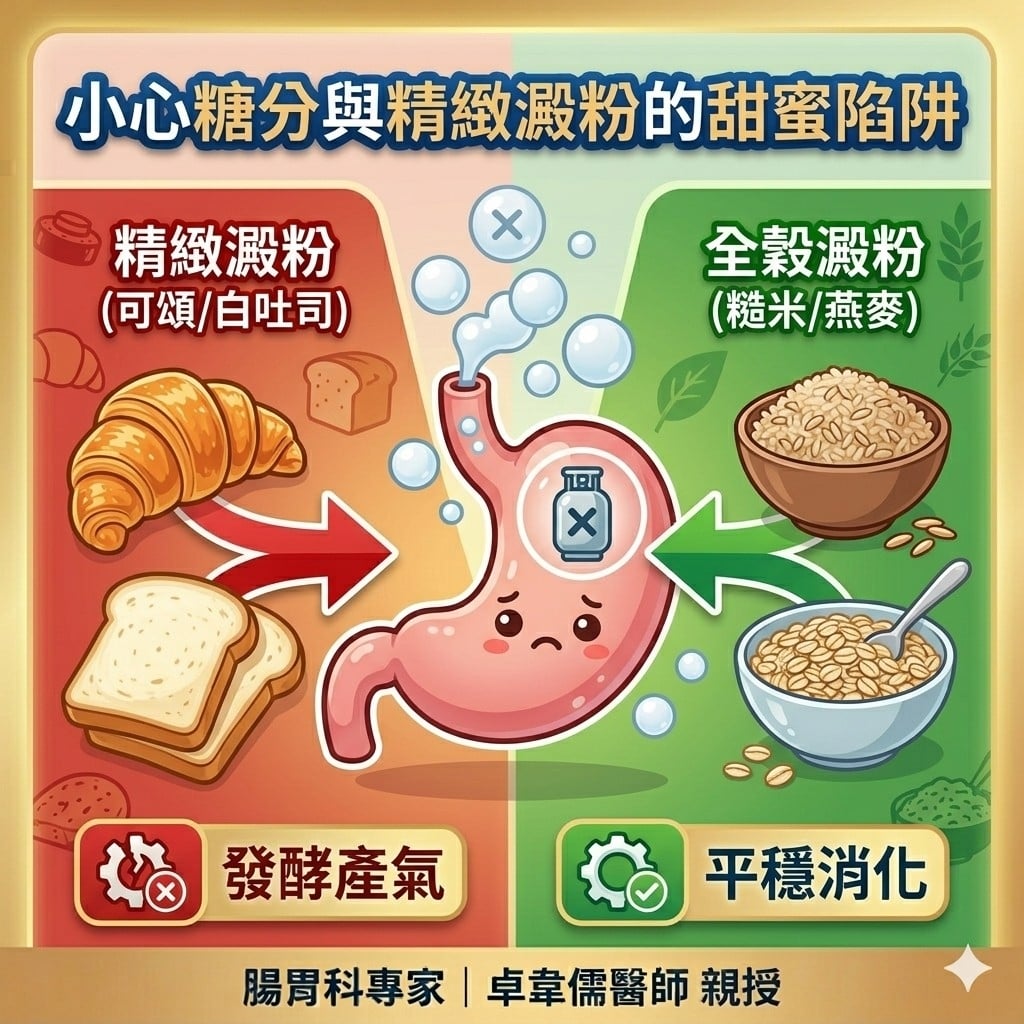 早餐吃麵包可能導致胃痛？醫點名2平民美食遇1狀況竟會害胃酸大逆流