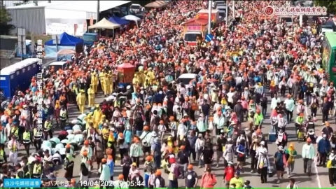 白沙屯媽祖進香進入尾聲 鑾轎回鑾抵達通霄 信徒熱情迎接