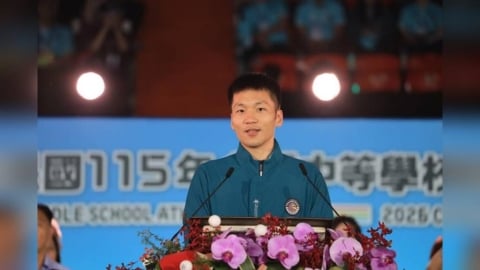 全中運／出席開幕典禮自曝高中曾拿過男雙銅牌！運動部長李洋勉勵選手：不要放棄讀書