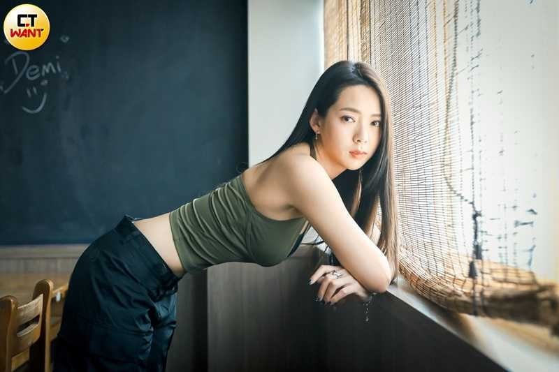 花了兩三年的時間，曾薀帆漸漸回到原本的身材。（圖／侯世駿攝）