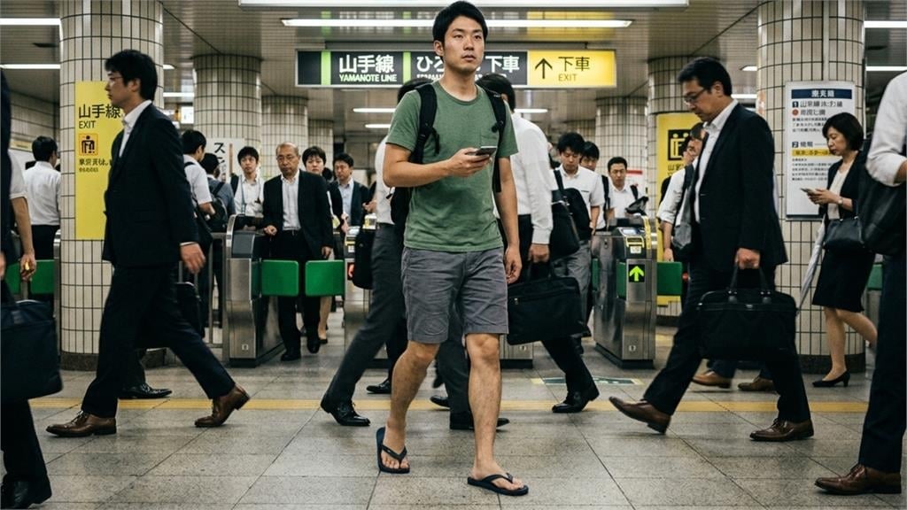 台人赴日搭地鐵「穿夾腳拖」遭轟沒禮貌！日網曝原因：東京比較打咩