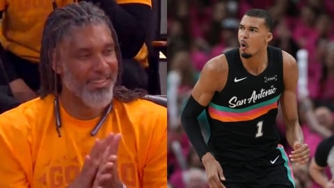 NBA(影)／石佛就在旁邊看！馬刺斑馬季後賽首秀轟35分打破鄧肯高懸近30年紀錄