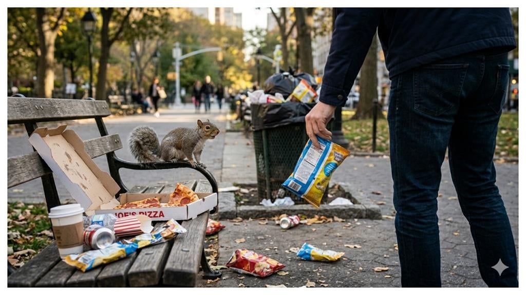 又是塑膠袋害命！居民驚見「松鼠悶死」：誰給牠套的枷鎖？