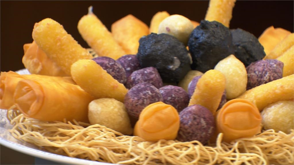 肥厚鮑魚、鮮甜蝦子四道海味　模擬法軍大砲擊「四艦連發」