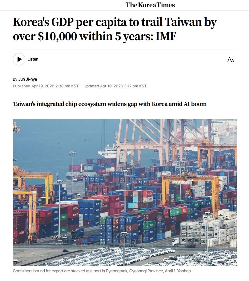 狠甩南韓？IMF估台灣人均GDP 2029年「破5萬美元」