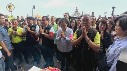 白沙屯媽祖回宮倒數！蔡英文體驗「一日香燈腳」清晨赴通霄慈后宮接駕