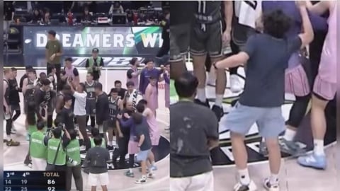 籃球(影)／道歉也沒用！球迷闖球場怒罵教練、裁判！TPBL聯盟禁止他本季再度進場