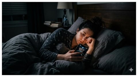 半夜別再看手機！專家揭「2隱藏危機」：恐陷入長期失眠循環