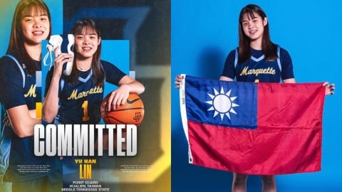 籃球(影)／秀國旗「我來自台灣」！昔高中女戰神加盟美國名校「40年來台灣第2人」