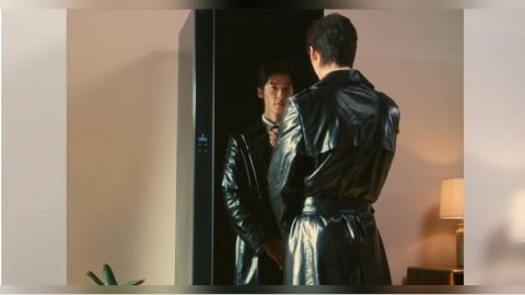 許光漢長版皮大衣帥氣宣布新身分　吃火鍋燒烤不再因「臭」出糗