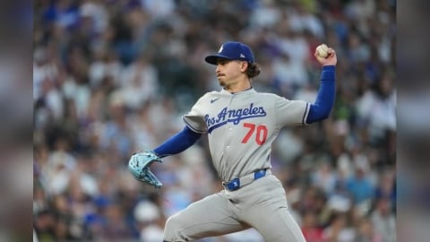 MLB(影)／道奇25歲左投本季防禦率僅1.88！賽後透露大谷翔平是關鍵