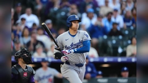 MLB(影)／大谷翔平猛夯暴力安！連52場上壘追平大聯盟亞洲紀錄