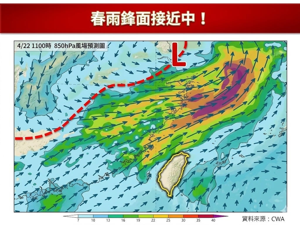 春雨再報到「鋒面過境」全台天氣轉折！專家曝「這時間」東北季風接力降溫
