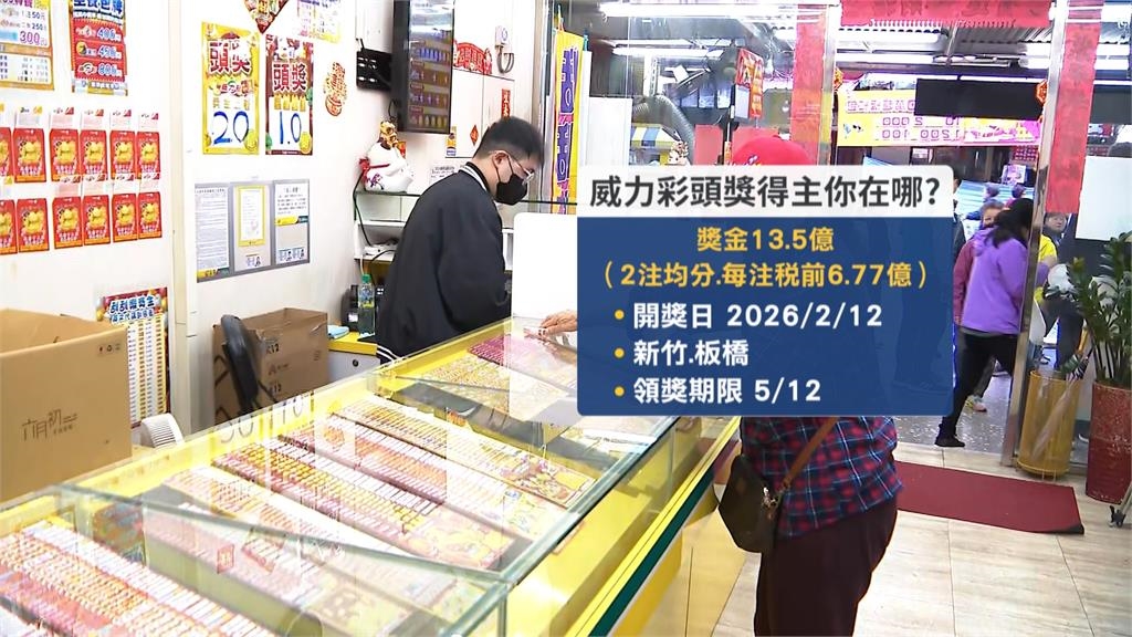 2注「100元電選」中13.5億頭獎！　5/12最後領獎期限未領將充公