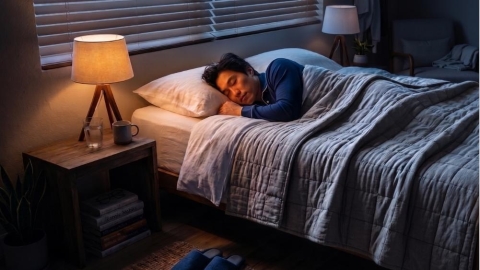 不再只靠數羊！睡眠專家解析「重力被」原理：壓力調節與睡眠品質的關聯