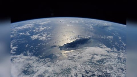 「台灣出生太空人」眼中的寶島！蕭美琴轉發「護國神山」太空視角照驚呆萬名網友