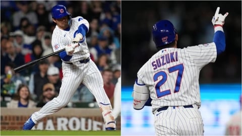 MLB(影)／天馬流星拳！鈴木誠也「連兩場炸裂」　助小熊奪八連勝寫55年罕見紀錄