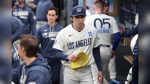 MLB(影)／最幸運的佐佐木朗希！先發5局挨3轟還能拿首勝！大谷翔平敲安3度上壘