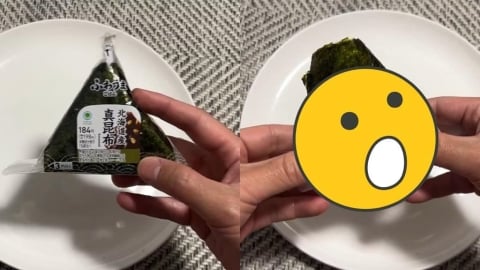 超商飯糰不髒手爽吃！日網友教「完美1拆法」免碰海苔　狂吸871萬觀看