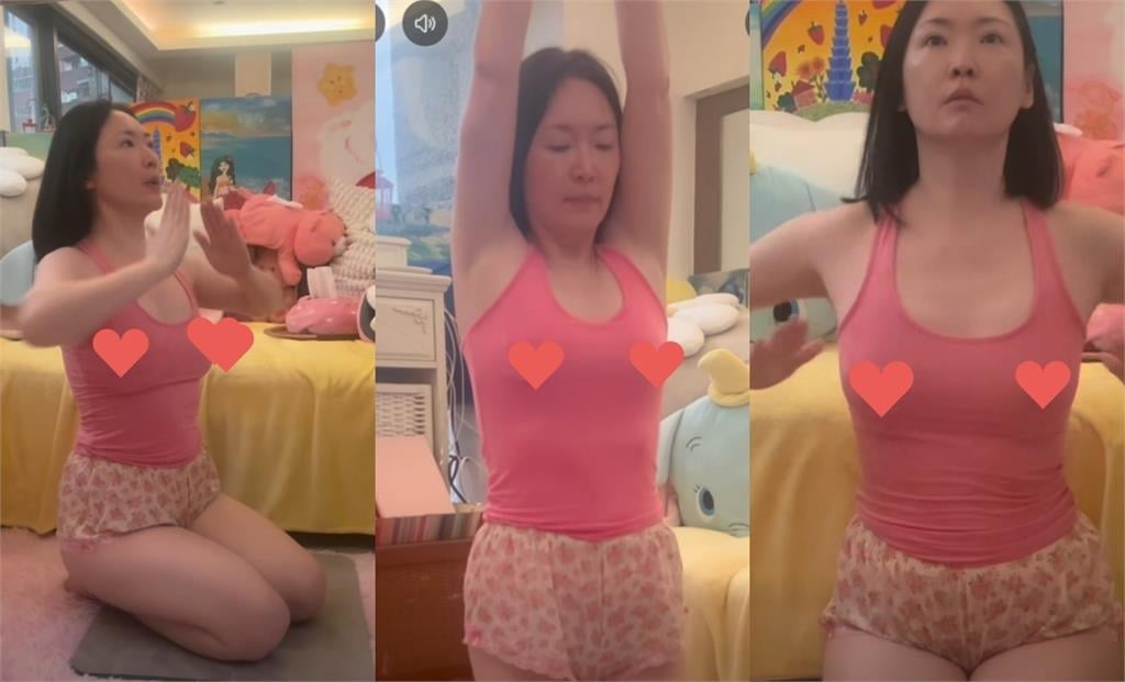 王俐人私下「無罩拉伸片」瘋傳！遭疑「為何不貼胸貼」直回：要透氣…