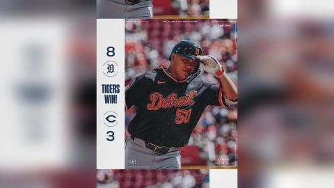 MLB(影)／狂賀！李灝宇首轟出爐就當英雄！代打敲2分砲助老虎逆轉8：3勝紅人