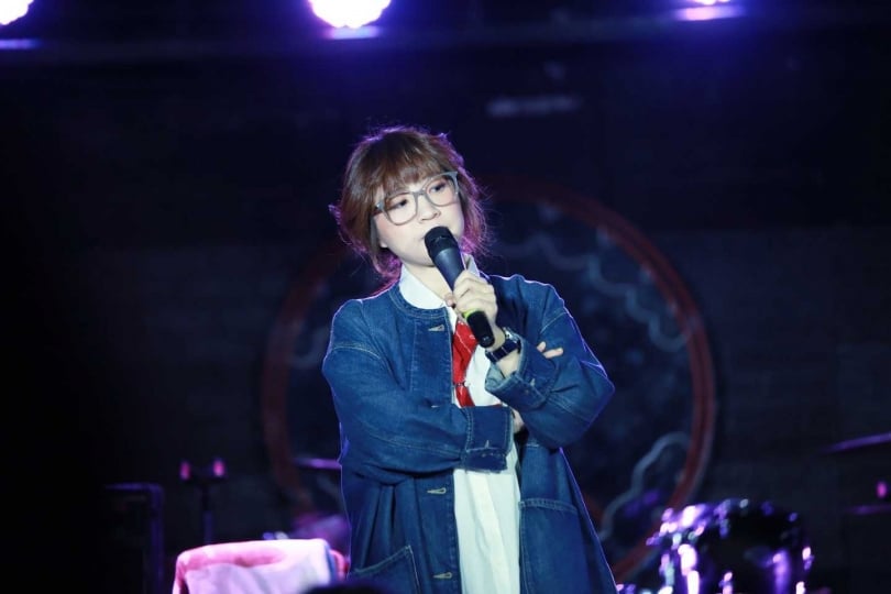 小球曾因疑似聲援黃子佼遭炎上。（圖／翻攝自小球臉書）