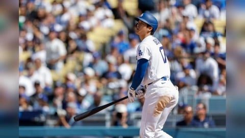 MLB(影) ／大谷翔平炸裂本季第6轟「猛打賞」手感回溫！主帥開心藏不住狂誇猛讚