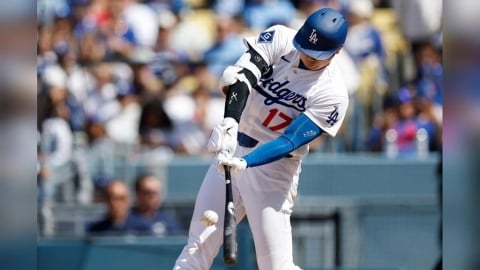 MLB(影) ／大谷翔平走出低潮再次開轟！棒打左投一舉終結打擊乾旱期