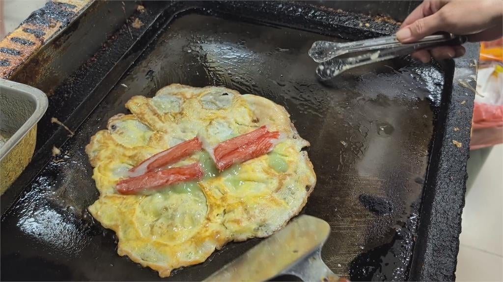 超奢華！高雄蛋餅「帝王蟹入料」　仁武便當配菜鮑魚炒冬粉