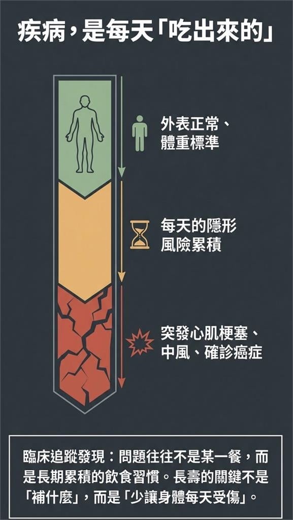 醫師揭「長壽密碼」藏在日常餐盤中！想活久一點「5大類食物」要少吃