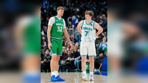 NBA(影)／險勝大學室友「蜂狂射手」！獨行俠狀元郎「旗子哥」勇奪新人王