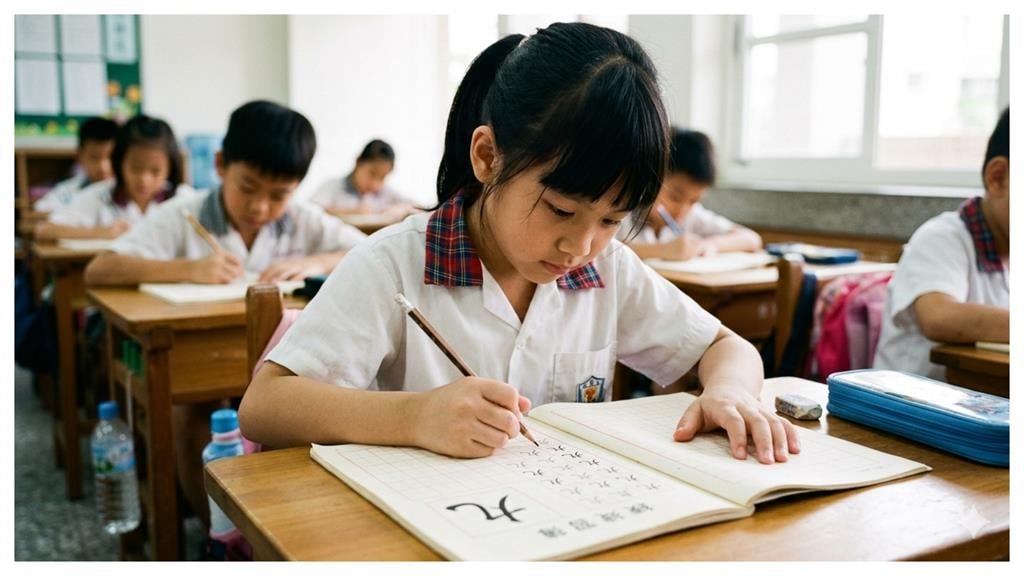 教小孩作業驚見「丸」字跟記憶不同！網曝正確寫法：原來我們以前都寫錯