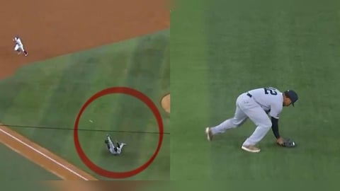 MLB(影)／懶驢打滾、躺著傳球！洋基球員滿滿的五星級守備讓遊騎兵氣得牙癢癢