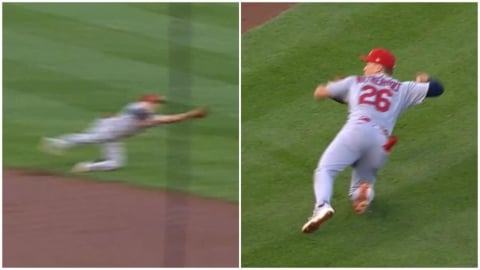 MLB(影)／根本棒球忍者！二壘手「殘影飛撲+飄移傳球」驚呆全場　球評：太秀了