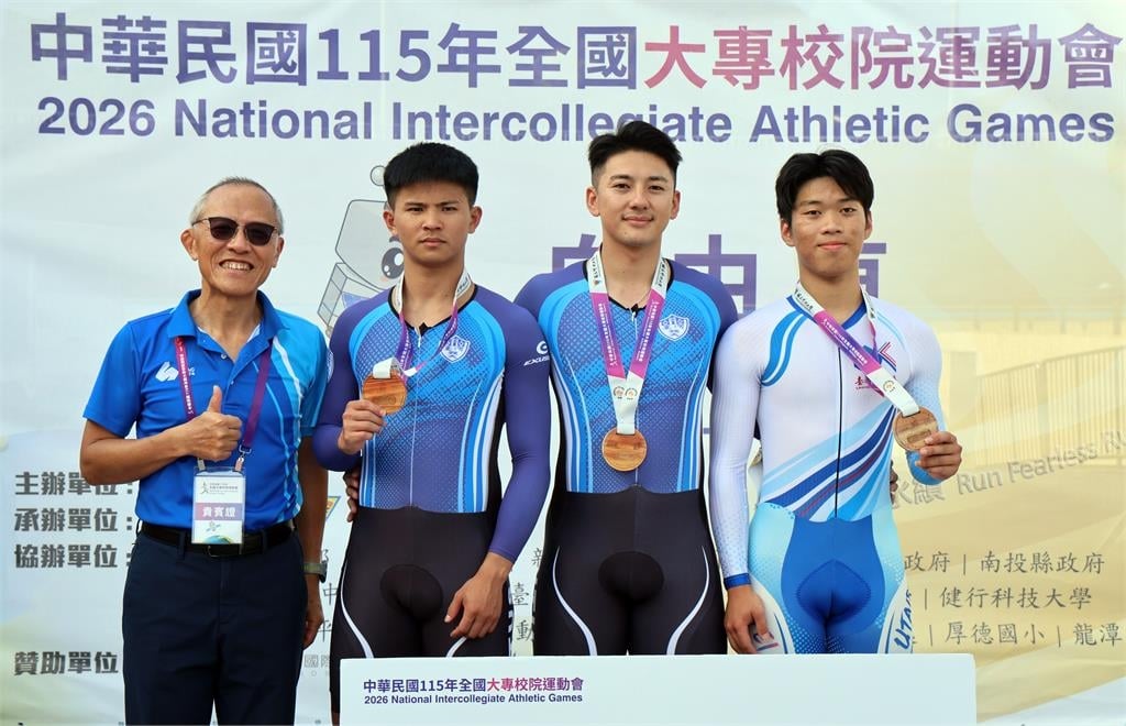 自由車／十年磨一劍！康世峰全大運三金一銅力戰亞運　30歲再拚巔峰