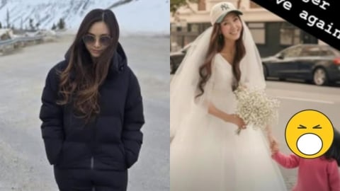 9頭身女星爆賣淫神隱多年！突披白紗「嬰兒車全入鏡」傳已婚生子現況曝