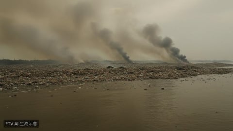 馬尼拉垃圾掩埋場地底悶燒三週　毒煙籠罩居民呼吸困難