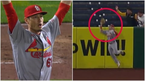 MLB(影)／劇情大反轉！半空攔截「逆轉再見轟」變最後出局數　主播吼：太不可思議