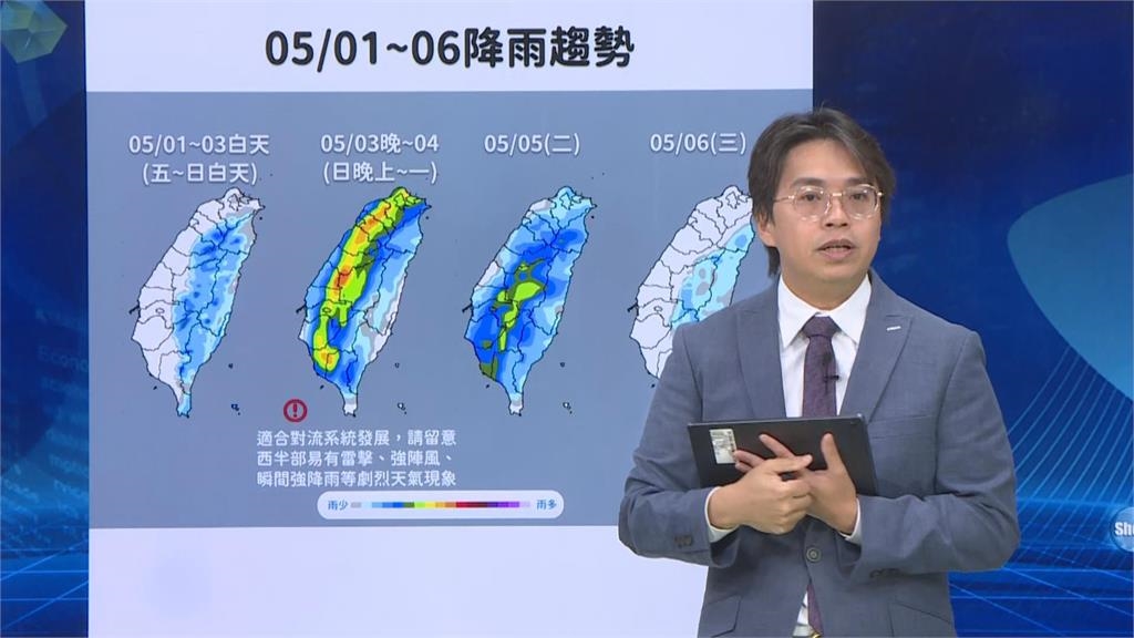 快新聞／連假天氣大逆轉！先放晴再變天　「這日」恐上演狂風暴雨