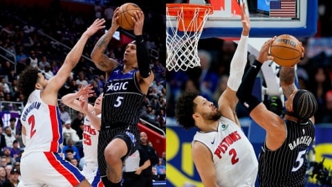 NBA(影)／互噴45分上演狀元飆分秀！活塞續命一哥康寧漢霸氣喊：不想現在就結束