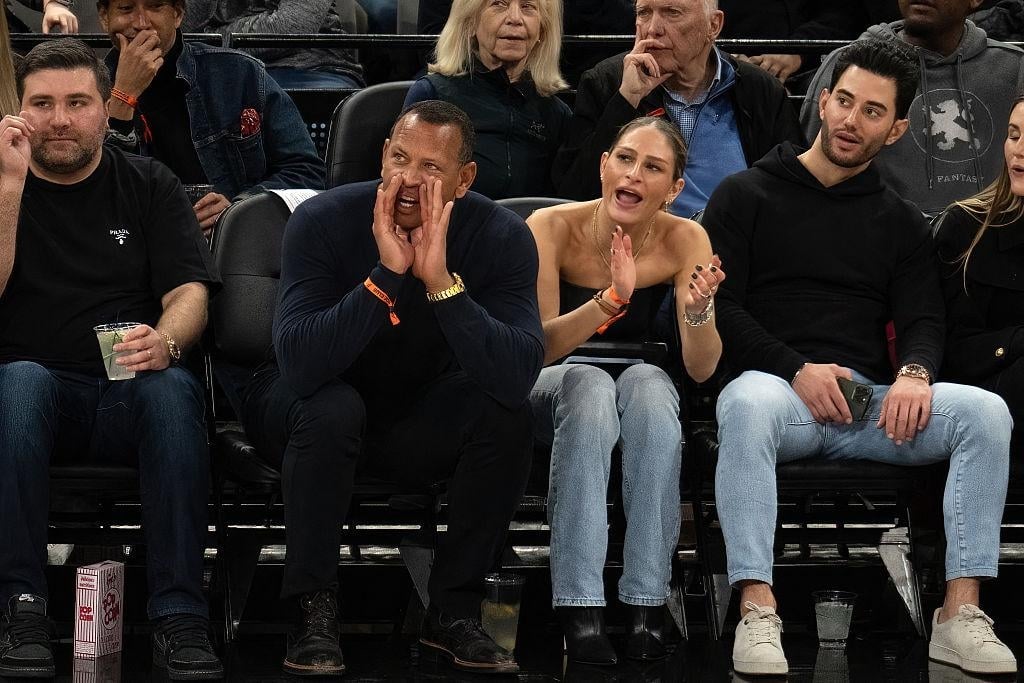 NBA(影)／A-Rod場邊嗨翻！從棒球傳奇到NBA老闆熱血見證灰狼晉級