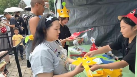 皮克敏魅力席捲全台　千人搶到嘉義打蘑菇